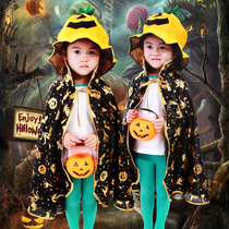 Halloween Childrens Costume 2021cosplay Female Wizard Cloak Set Mens Kindergarten Performance Costume