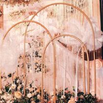 Arch wedding flower art wedding entrance arch arch outdoor rural flower frame wedding site layout props small ornaments