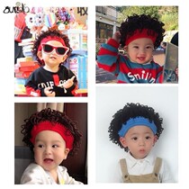 Dirty braid hat children Spring and Autumn male baby wig hat wool hat tide male treasure boy funny explosion head