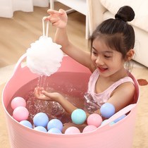 Extra large children's high insulation bath bucket for children's baby bath bucket for plastic children's bath bucket