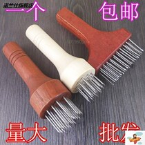2 * Flesh Punch Inserts Pine Hammer Needle Into Taste Chicken Leg Fascia Buckle Meat Bull Pickle Stainless Steel Needle Zal Beef Steak Slim *