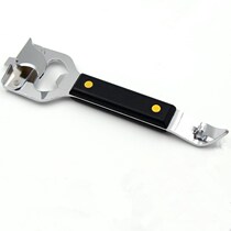 Export stainless steel simple hand-held can opener bottle opener milk opener multi-function can knife screw cap