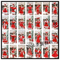 Christmas Costume Womens Clothes Theme Adult Santa Claus dress dress dress dress pusome bar party stage