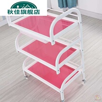 Beauty salon face wash rack cart trolley hair salon Barber shop tools European rack nail art multifunctional