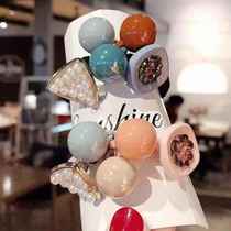 South Korea hipster Net Red new female Crystal ins leather band temperament sweet Hairband 09