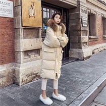 Thickened Warm Cotton Padded Jacket Woman 2022 Winter New Korean version Long paragraph Loose Display Slim Zipper Cotton Jacket Tide