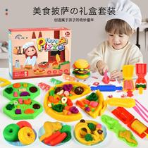 Wheat flour plasticine tasteless colored mud children handmade soft pottery diy girls ultra light clay set toy