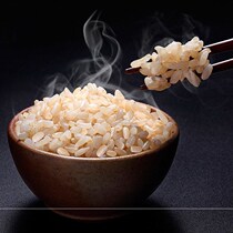 New rice northeast brown rice 2kg 5kg yellow brown rice farmhouse germ rice coarse grain rice germination rice brown rice fitness meal