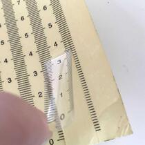 Self-adhesive scale strip sticker waterproof mid-scale sticker scale sticker transparent glue Ruler self-adhesive
