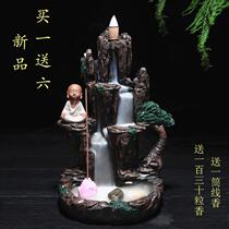 Reverse Incense Burner Mountain flowing water creative ornaments sandalwood agarwood large tea ceremony home aromatherapy Zen