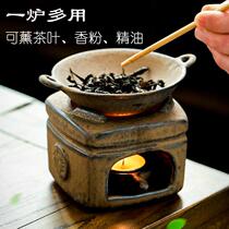 Antique essential oil aromatherapy candle aromatherapy lamp sandalwood incense burner household tea ceremony incense burner large capacity fragrance