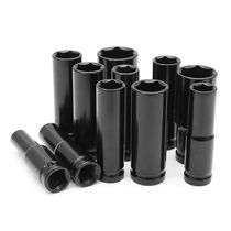 Lengthened electric wrench socket set screw nut hand electric drill hexagon socket head universal 8-32mm