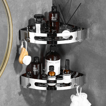Free Punch Toilet Bathroom Shelve 304 Stainless Steel Toilet Bathroom with shower room Triangle wall-mounted
