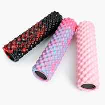 Foam shaft muscle relaxation pink yoga Post stick massage sports roller thin leg solid shaft fitness roller