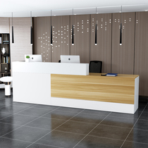 Simple and modern small convenience store bar clothing store hotel cash register with corner supermarket reception desk welcome desk