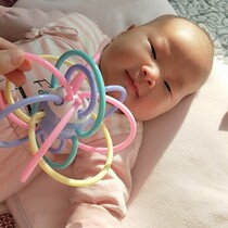 Baby toys Manhattan hand grasping ball grasping puzzle early education 0-6 months or more baby 348 three six eight training