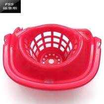 Luxurious Saucepan Mopping Barrel Squeeze Water Frame Dehydrated Basket Mop Mopping Barrel Press Squeeze Wringing Dryer Old-fashioned Barrel Hand Accessories Water Rack Drain