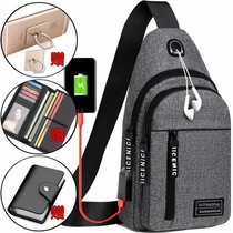 Chest Bag Men Backpack 2021 New Nylon Canvas Chest Bag Casual Sports Tourisme Chest Front Bag Single Shoulder Diagonal Satchel