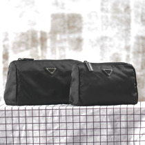 Nylon Waterproof Wash Bag Casual Neutral Hand Grip Bag Oxford Cloth Makeup Bag Mens Handbag Pure Color Hand Grab Bag