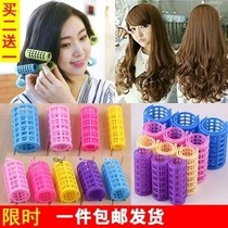 Curly hair artifact chartered woman does not hurt hair lazy magic short hair girl hair curly hair sleep hair stick available Lady