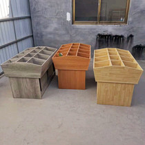 Cabinet floor-standing grain grain storage box rice barrel rice cabinet seasoning twelve scattered rice warehouse creative glass cabinet