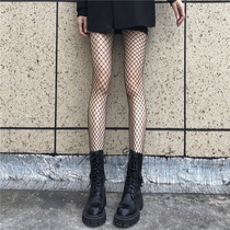 Black stockings stockings anti-hook silk hole socks summer pantyhose female spring and autumn ultra-thin fishnet leggings fishnet socks