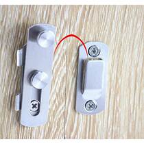 Thickened stainless steel door buckle wooden door iron door anti-theft door bolt sliding door buckle safety toilet latch
