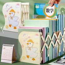 Booklin in Wind Scalable Desktop Bookshelf Students Creative Scale Book Backleboard Cartoon Office Collection