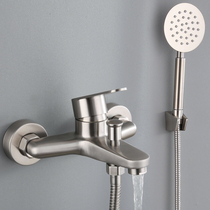 304 stainless steel triptych shower shower cover bath hot and cold tap hanging wall water mixing valve rental bath deity