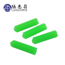 Pin plastic expansion pipe plastic rubber plug green rubber particle wall plug green rubber plug M6M8