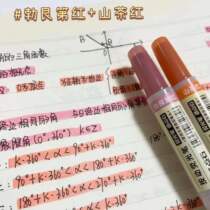 Small red Book Stone 805S easy handheld fluorescent pen high color in students do not faint color label pen graffiti simple handwriting pen pen drawing focus on the remarkable change core retro color pale color