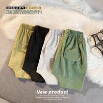 Baby Kharen Pants Shorts Summer Boy 50% Pants Loose Baby Boy Casual Down Pants Pure Cotton Big PP Pants