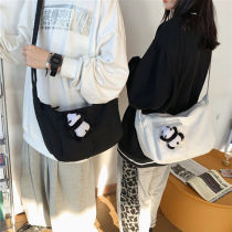 Slanted Satchel Male Korean version Trend Sail Bag Ins Boys Day Department Single Shoulder Bag Student Casual 100 Hitch Cross Backpack