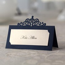 New simple wedding guest seat card table card personality card business conference high-end name table 20