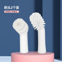 European household electric shoe brush semi-automatic portable small mini household shoe brush artifact internal and external brush head