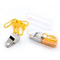 Stainless steel whistle outdoor emergency rescue training Sports high frequency whistle referee