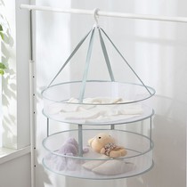 Clothes basket clothes drying net clothes flat drying net bag household sweater female clothes drying socks artifact
