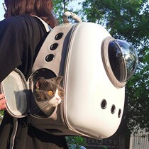 Cat Bag Out Portable Bag Space Cabin Pet Backpack Cat Cage Double Shoulder Large Capacity School Bag Dog Dress Kitty Supplies