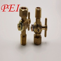 Copper stainless steel three-way plug inner and outer wire pressure gauge plug valve 20*1 5 * ZG1 2 pressure gauge valve peisong