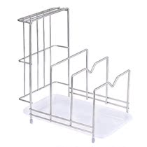 不锈钢菜板砧板架放锅盖的架子案板收纳置物架厨房用品用具小百货