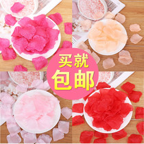 Hot sale wedding room scene layout rose simulation hand flower petal table layout wedding proposal confession Daily necessities