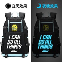 NBA Warriors schoolbag Curry Thompson with backpack high school students Youth Sports Basketball backpack men