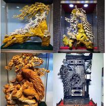 Cliff Bergine Pendulum aging with Umu gold Silk Nan Mei Guest Womens Hall Large SAF natural-type original ecological Taihang sculpture