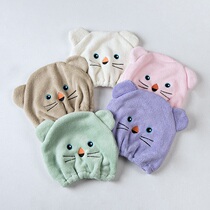 Childrens dry hair hat boys and girls cute high-value children infants and young children wear a bag hair towel 2021 New