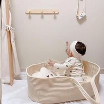 Newborn newborn out basket baby hand mobile portable newborn carriage sleeping basket cradle baby Ann