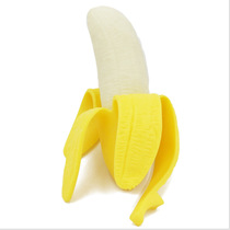 Explosive peeled banana decompression simulation banana childrens toy to vent fruit pinch music