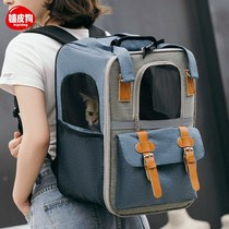 Cat bag for portable winter warm and large capacity pets Backpack Kitty out bag Puppy Backpack Double Shoulder Cat Bag