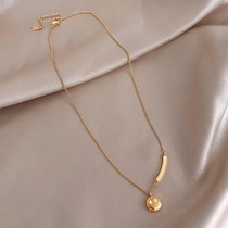 Ottles discount store Withdrawal Cupboard Clearance Clear Cabin Glitter 18K Gold Necklace Outlets Women Accessories