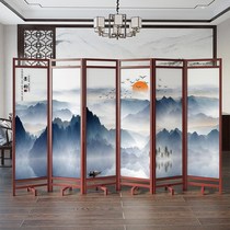 New Chinese-style screen partition Living room Bedroom folding mobile minimalist modern sheltering Home Xuanguan into the door office