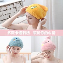 Dry hair hat female super absorbent quick-drying bag headscarf thick shower cap dry towel artifact cute children quick-drying hat j